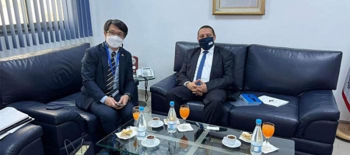 Visite du premier secrétaire chargé des affaires politiques et de la question sécurité dans la région maghrébine auprès de l'ambassade de la république de Corée